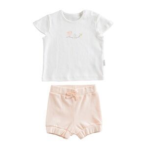 Andywawa Girls  Spring Birds Summer Outfit, Beige